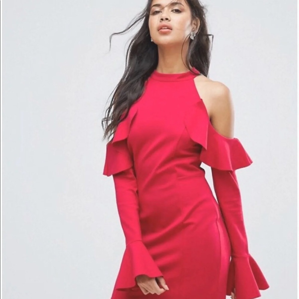 Free people red dress sz medium RED Valentine’s dress